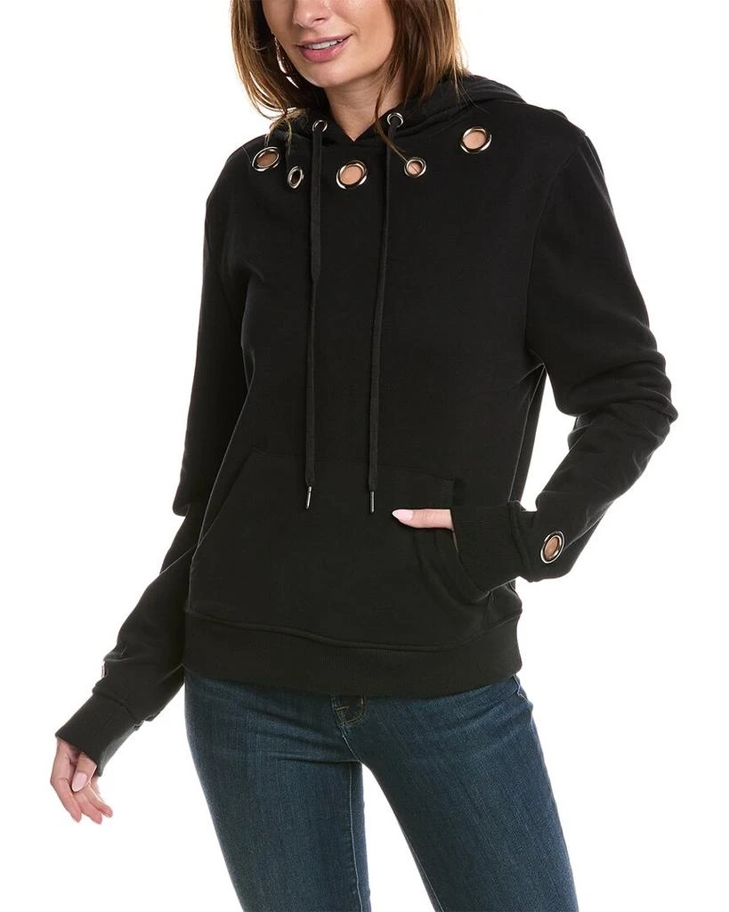 Lea & Viola Lea & Viola Grommet Hoodie 1