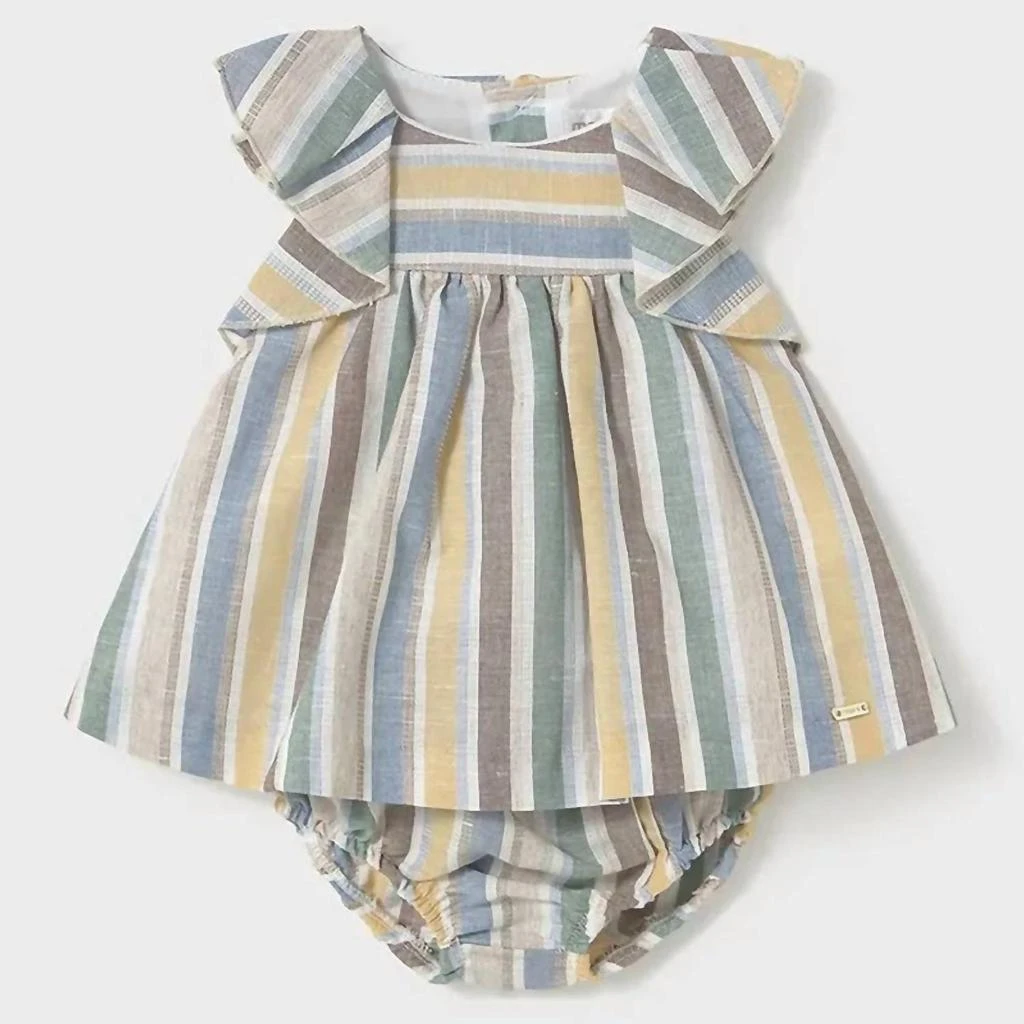 Mayoral Mayoral - Coastal Breeze Striped Dress Set 1