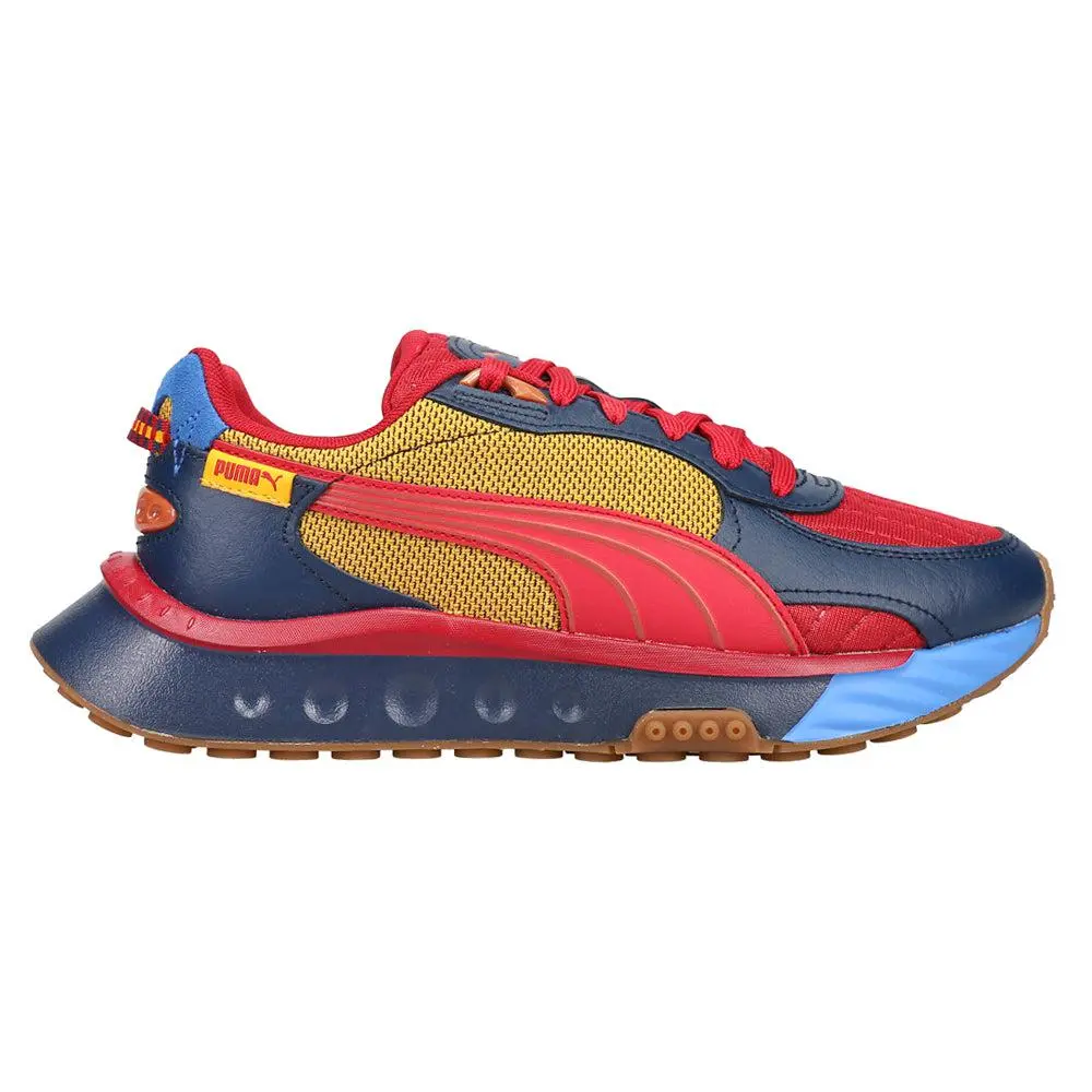 Puma Wild Rider Gf Lace Up Sneakers (Big-Kid)