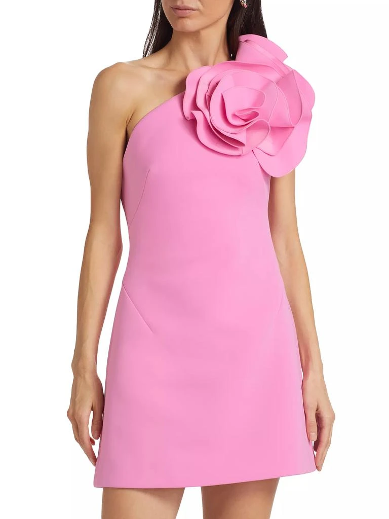 Acler Turflea Floral One-Shoulder Minidress 3