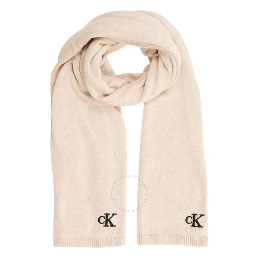 Calvin Klein Knit Logo Scarf 1