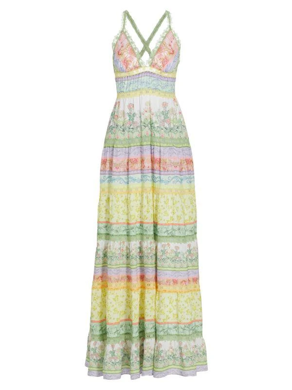 Alice + Olivia Karolina Floral Maxi Dress 5