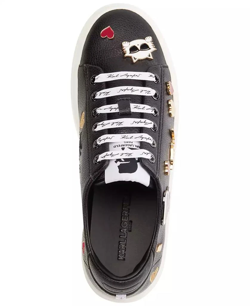 Karl Lagerfeld Paris Cate Pins Lace-Up Platform Sneakers 4