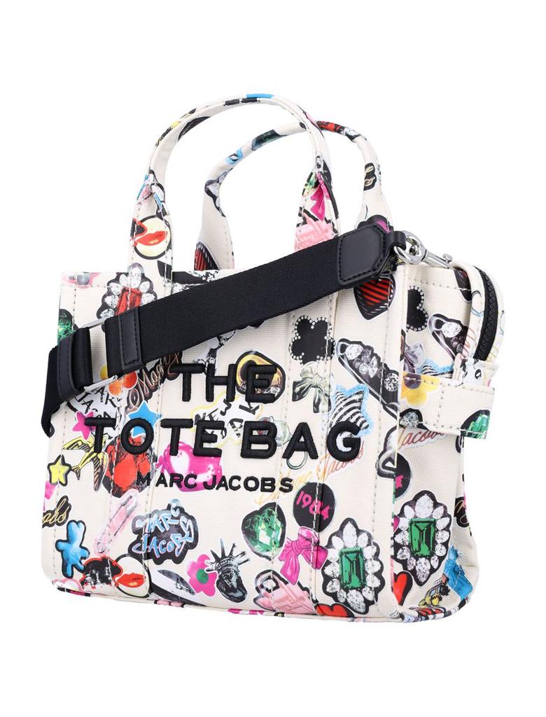 Marc Jacobs Marc Jacobs The Sticker Canvas Small Tote Bag