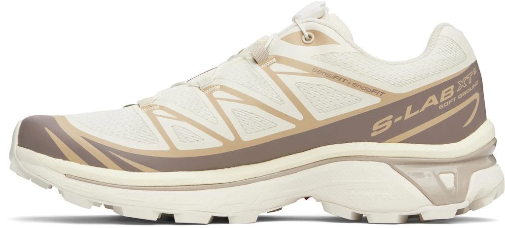 Salomon Off-White & Gray XT-6 Sneakers 3
