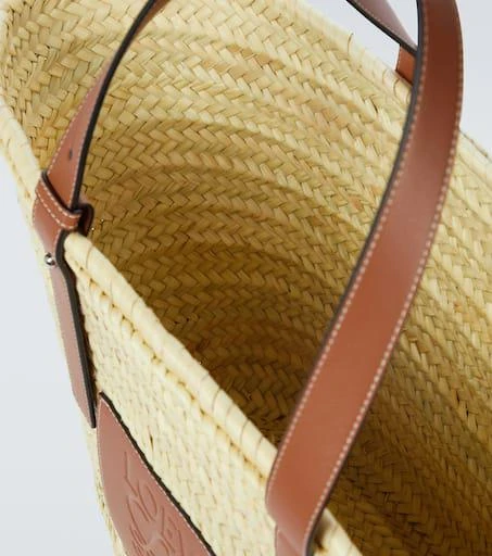 Loewe Large raffia tote bag 4