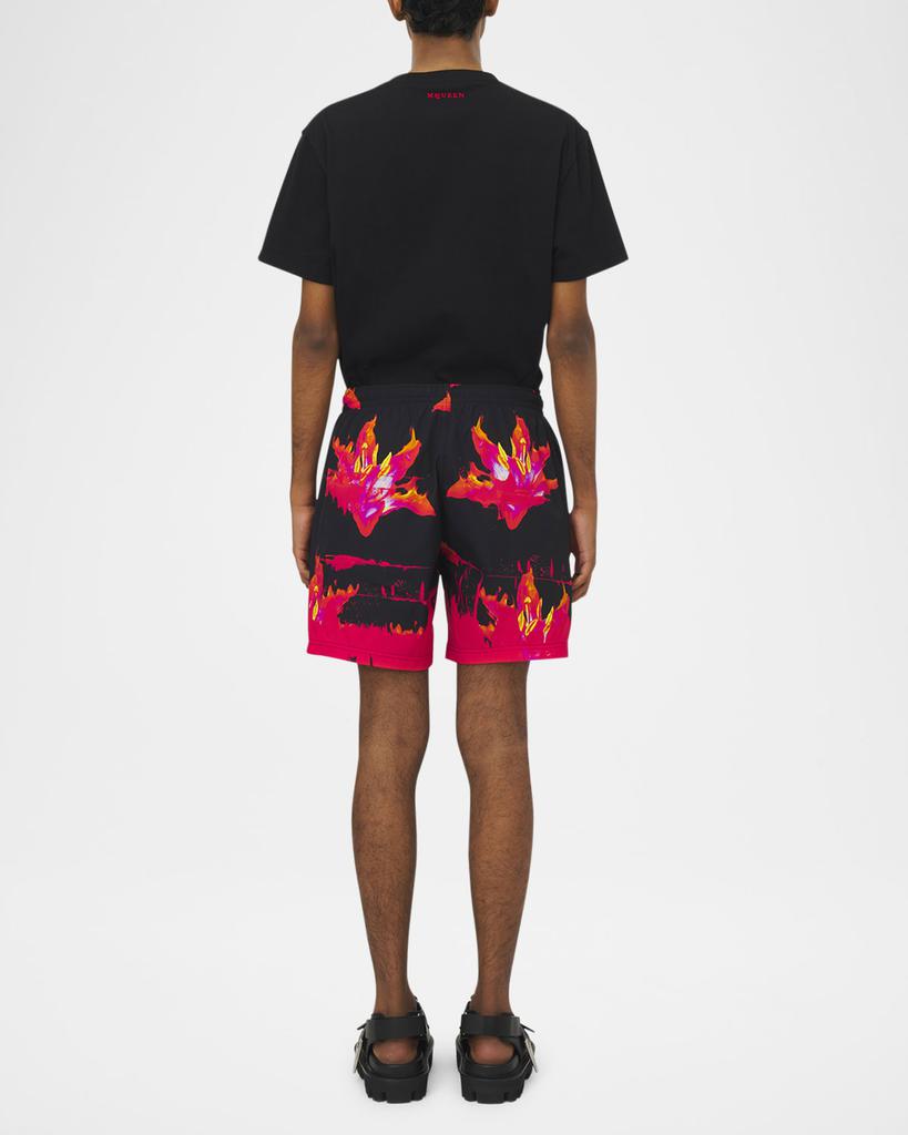 McQueen Men's Fire Lily Swim Trunks