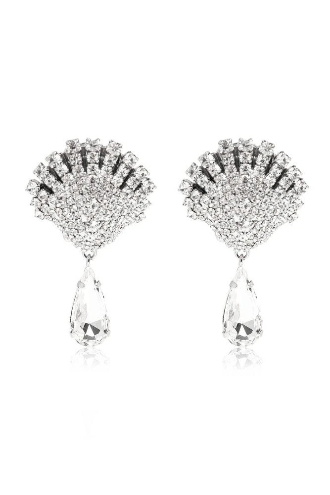 Alessandra Rich Alessandra Rich Embellished Drop Earrings