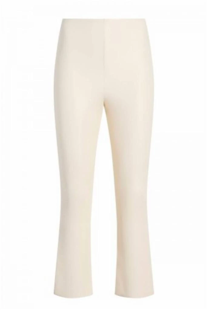 Commando Commando - Faux Leather Cropped Flare Leggings 6