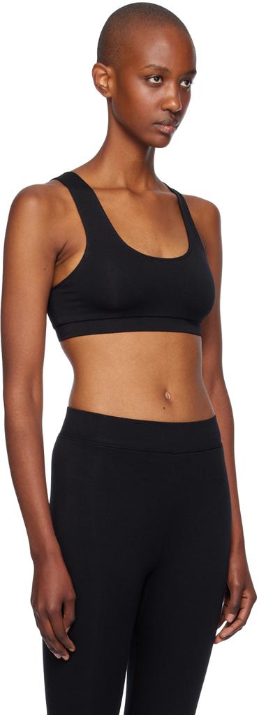 ÉTERNE Black Jersey Sport Bra