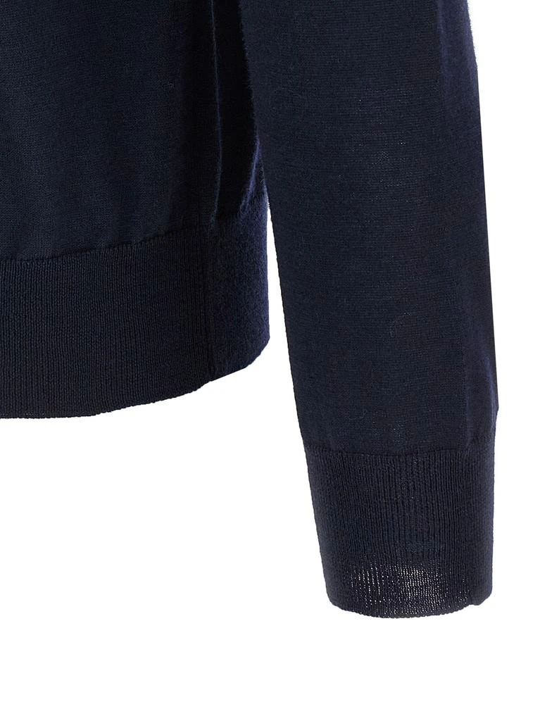 Valentino Valentino	Logo Embroidered Long-Sleeved Jumper 4