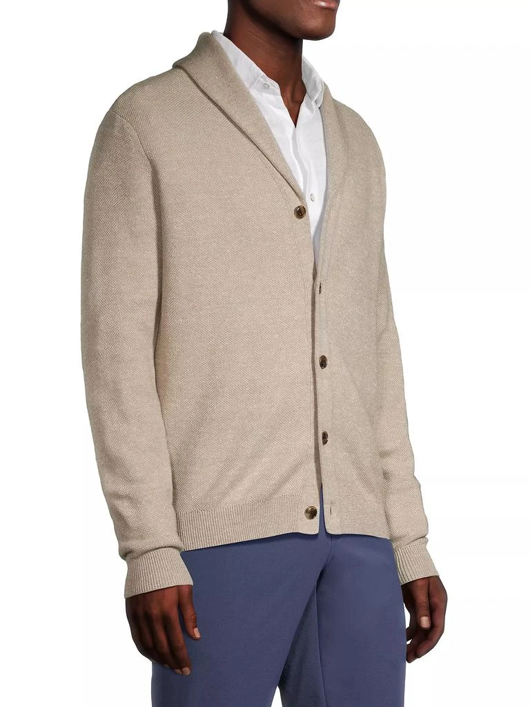 Peter Millar Crown Crafted Boothbay Shawl Cardigan Sweater 4