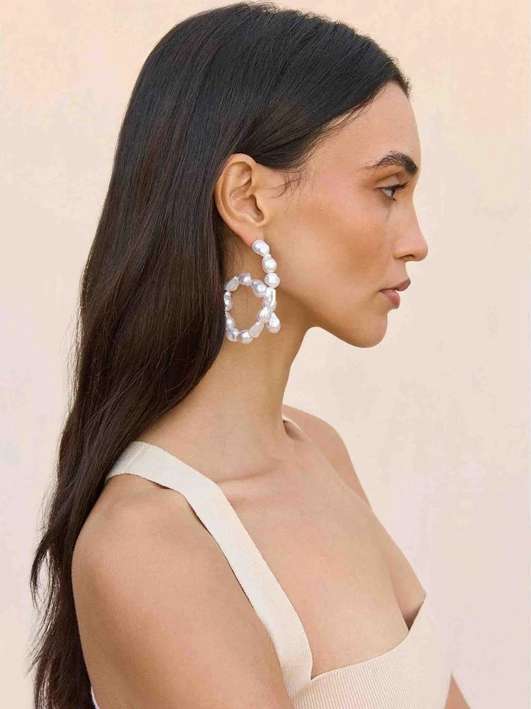 Cult Gaia Cult Gaia Kiara Hoop Earrings 3