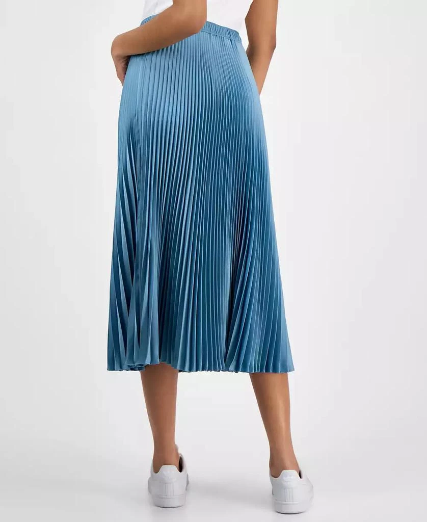 Hugo Boss Women's Pleated A-Line Pull-On Midi Skirt 4