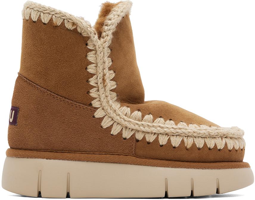 Mou Brown 18 Bounce Boots
