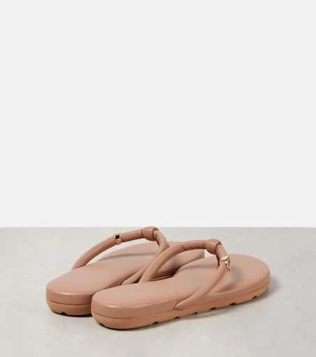 Gianvito Rossi Juno leather thong sandals 2