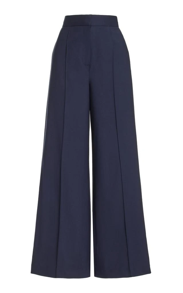 Heirlome Heirlome - Ines High Waisted Wool Trousers - Navy - US 10 - Moda Operandi 1