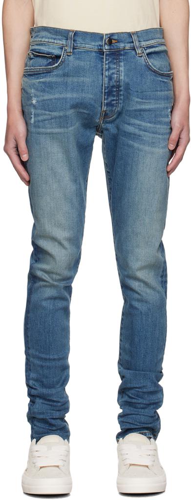 AMIRI スキニー ジーンズ STACK JEAN PS24MDS001-PERFECT INDIGO Stack Jean - Dark Indigo | AMIRI