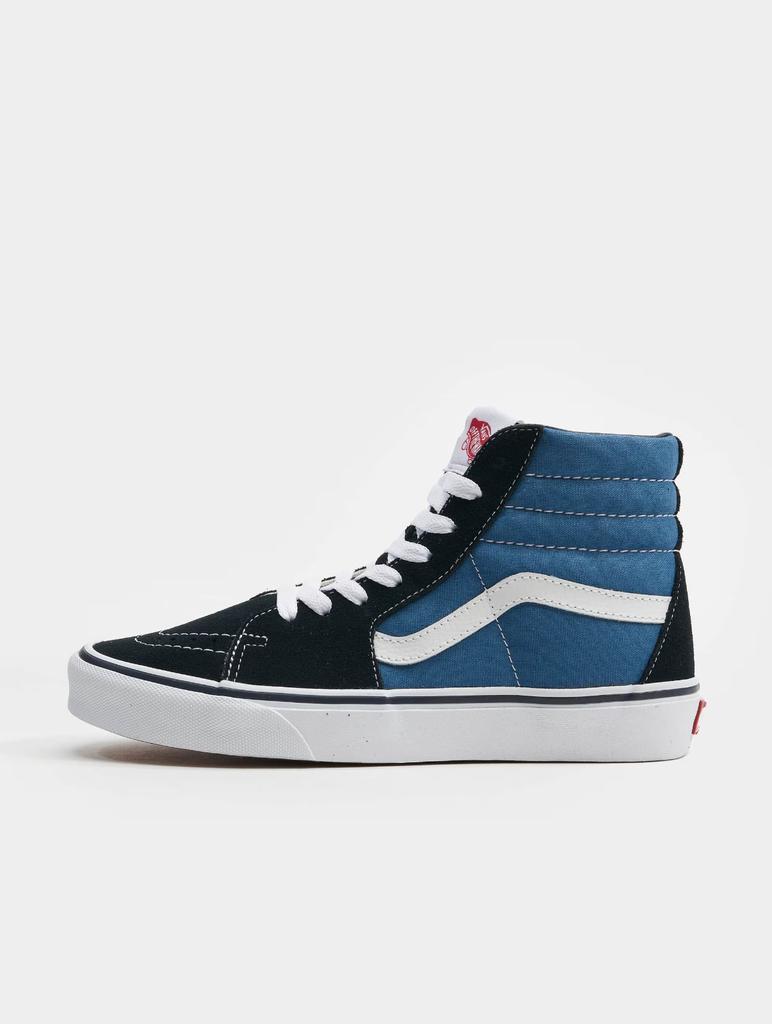 Vans Sk8-Hi VN000D51NVY Sneakers Mens US 5.5 Navy Leather Skate Shoes GBNC469