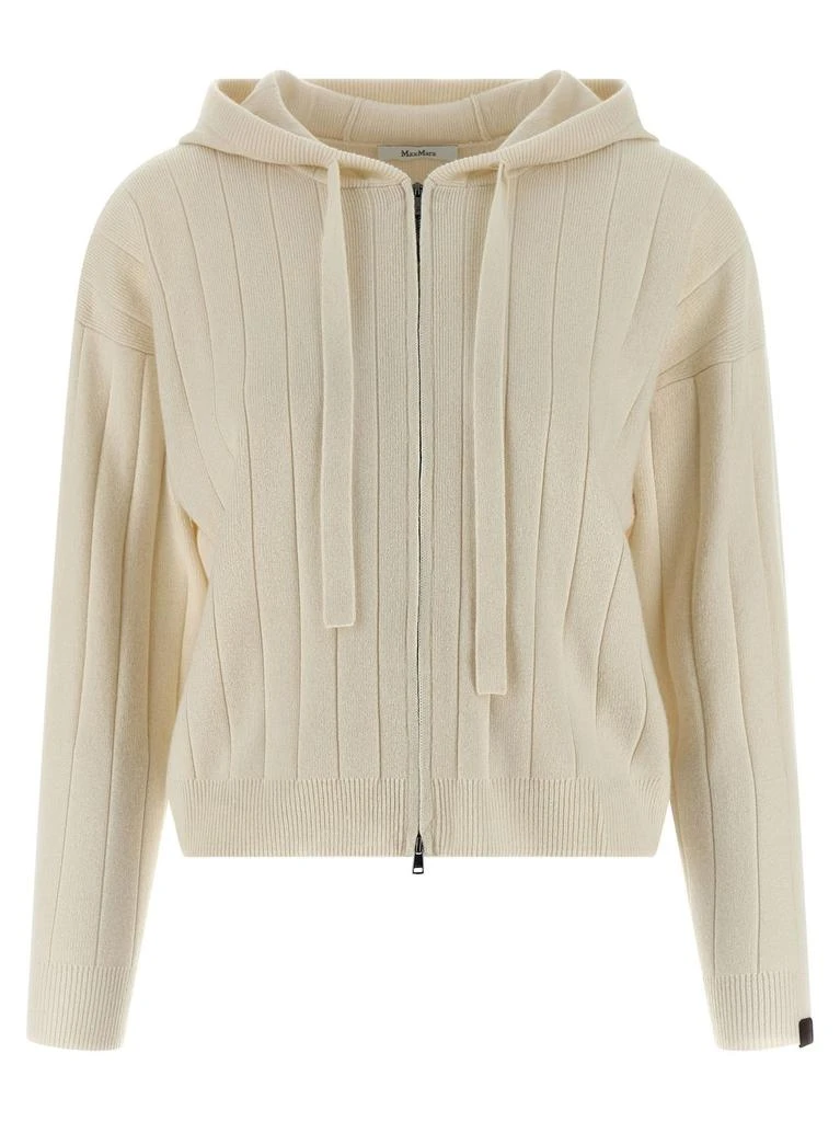 Max Mara Max Mara Rubiera Zipped Knitted Cardigan 1