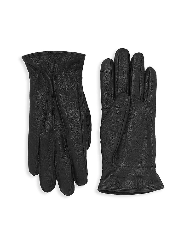 UGG Unisex 3 Point Leather Suede Gloves 1
