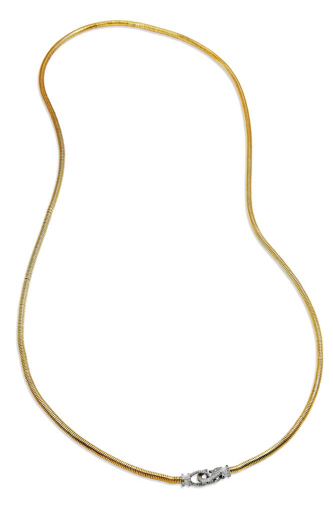 Savvy Cie Jewels Gold Plated double necklace