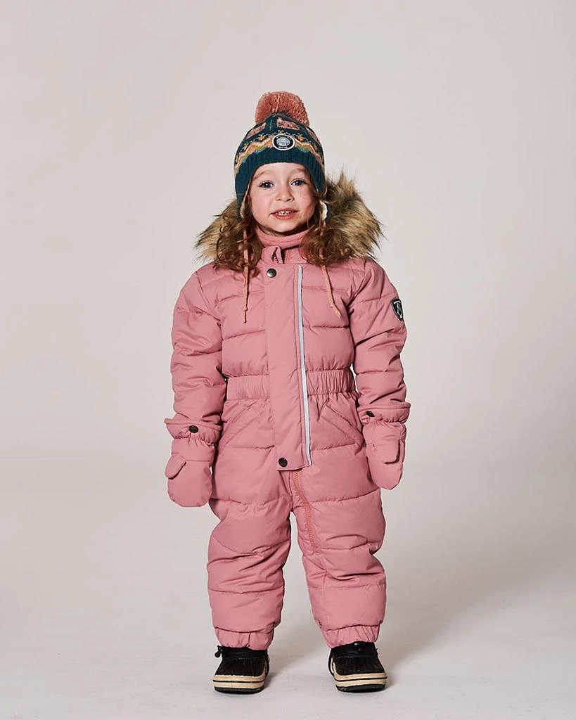 Deux par Deux One-Piece Baby Original Puffy Snowsuit Dusty Pink 2