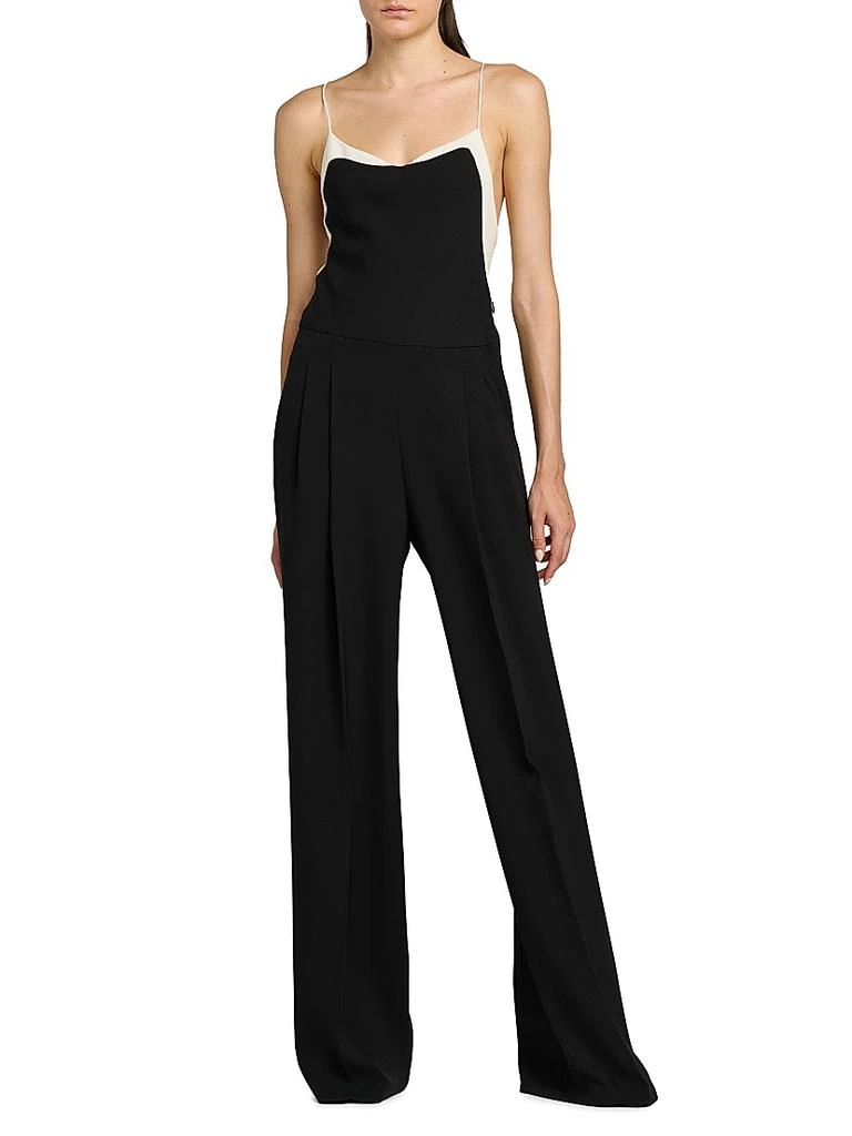Tom Ford Two-Toned Stretch-Silk Camisole Jumpsuit 3