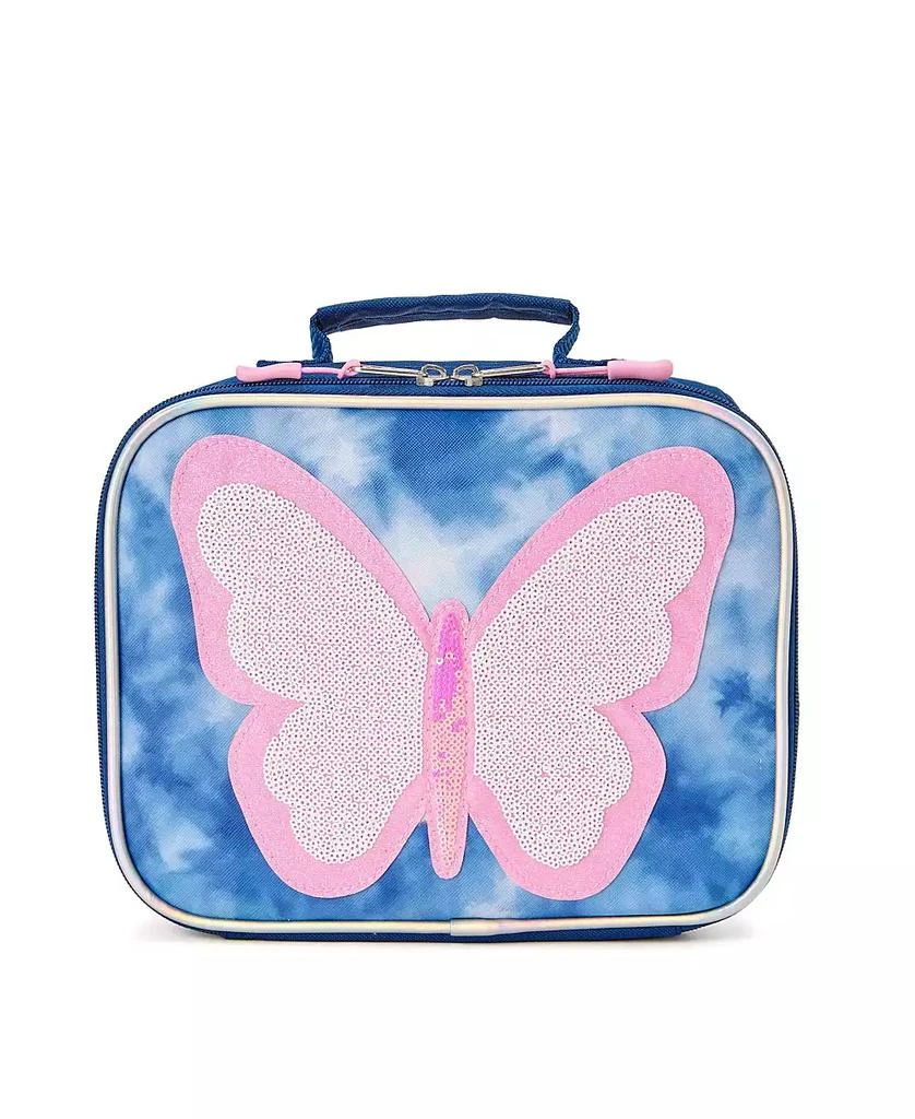 InMocean Girl's Tie Dye Butterfly Backpack Headphone Lunch Set 7