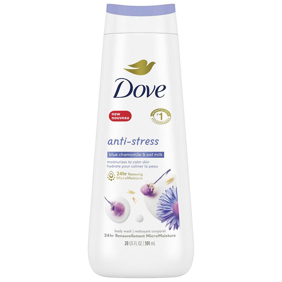 Dove Anti-Stress Body Wash Blue Chamomile & Oat Milk