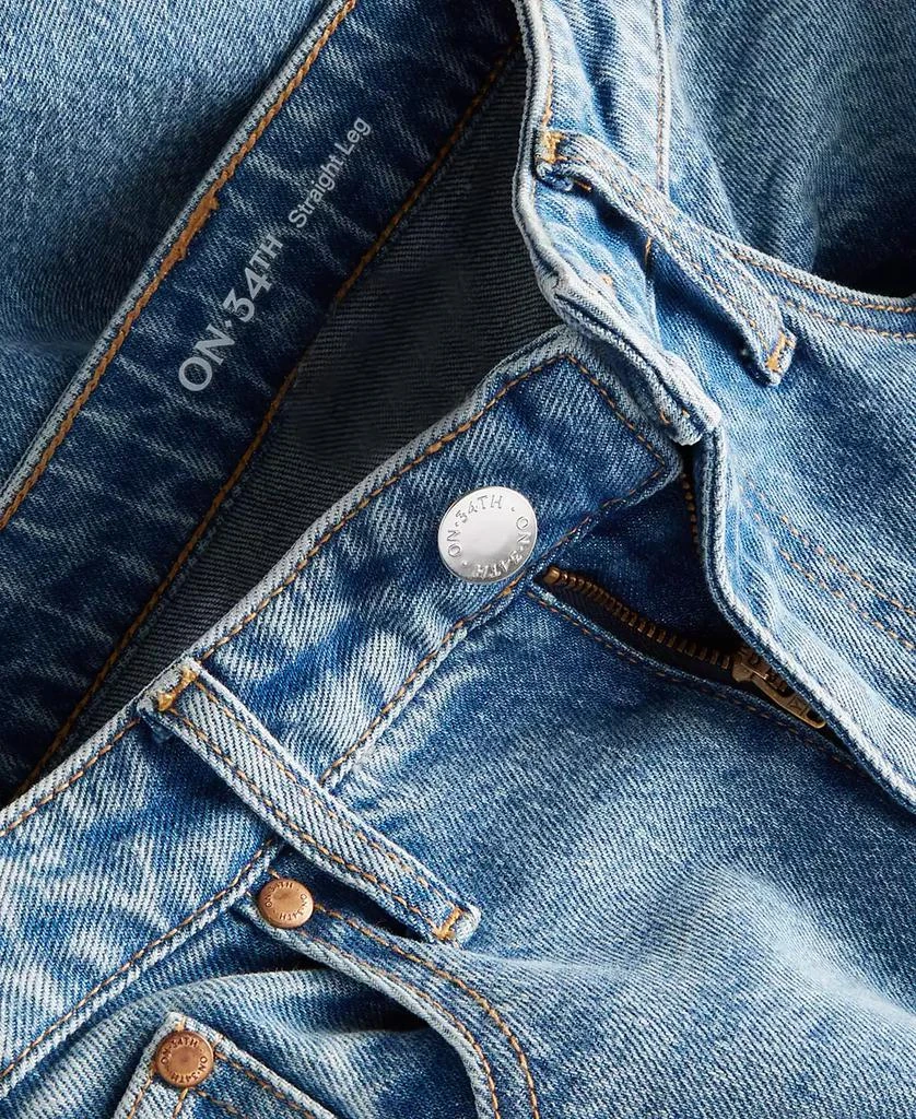 On 34th Women's High Rise Straight-Leg Jeans, Regular and Short, Created for Macy's 7