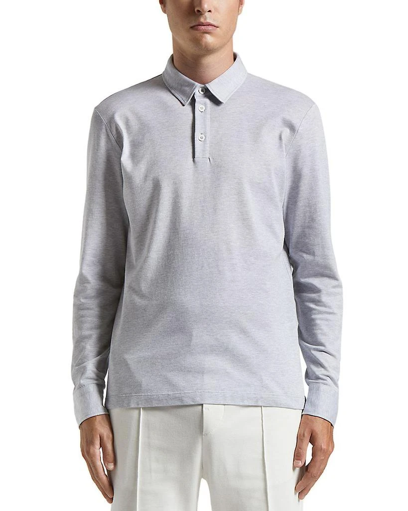 Peserico Long Sleeve Polo Shirt 1