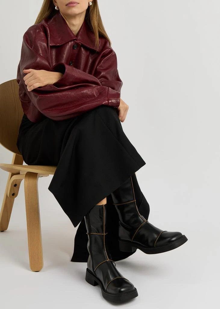 MIISTA Dahlia panelled leather ankle boot 5