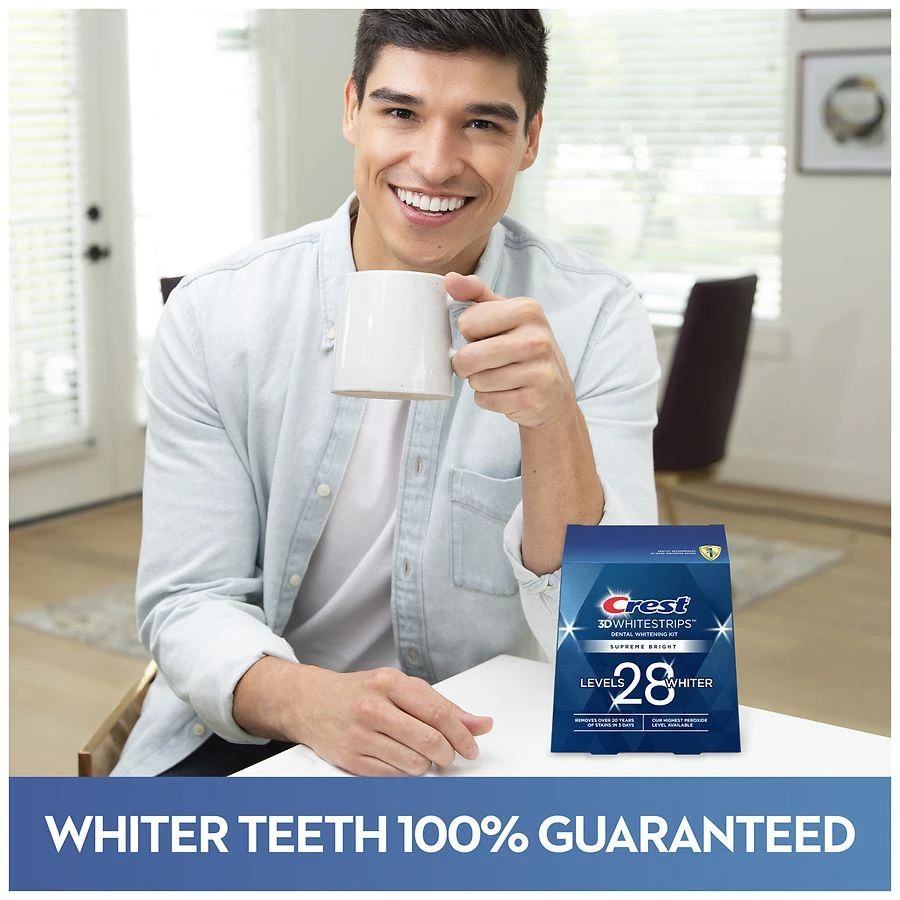 Crest 3D Whitestrips Supreme Bright Teeth Whitening Kit 6