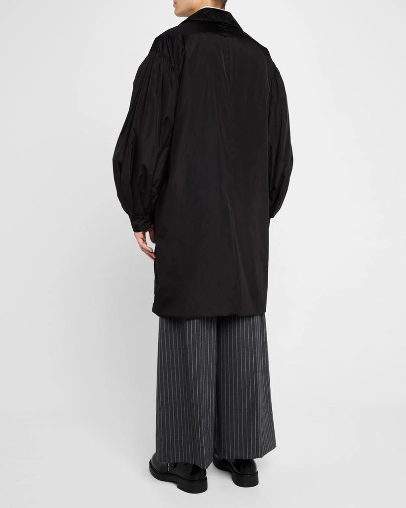 Simone Rocha Men's Puff-Sleeve Embellished Utility Coat 5