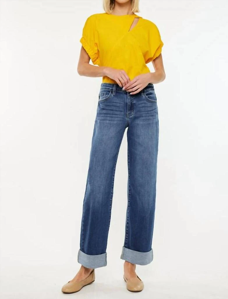 KanCan Kancan - Ivanna Essentials High Rise Wide Leg Jeans