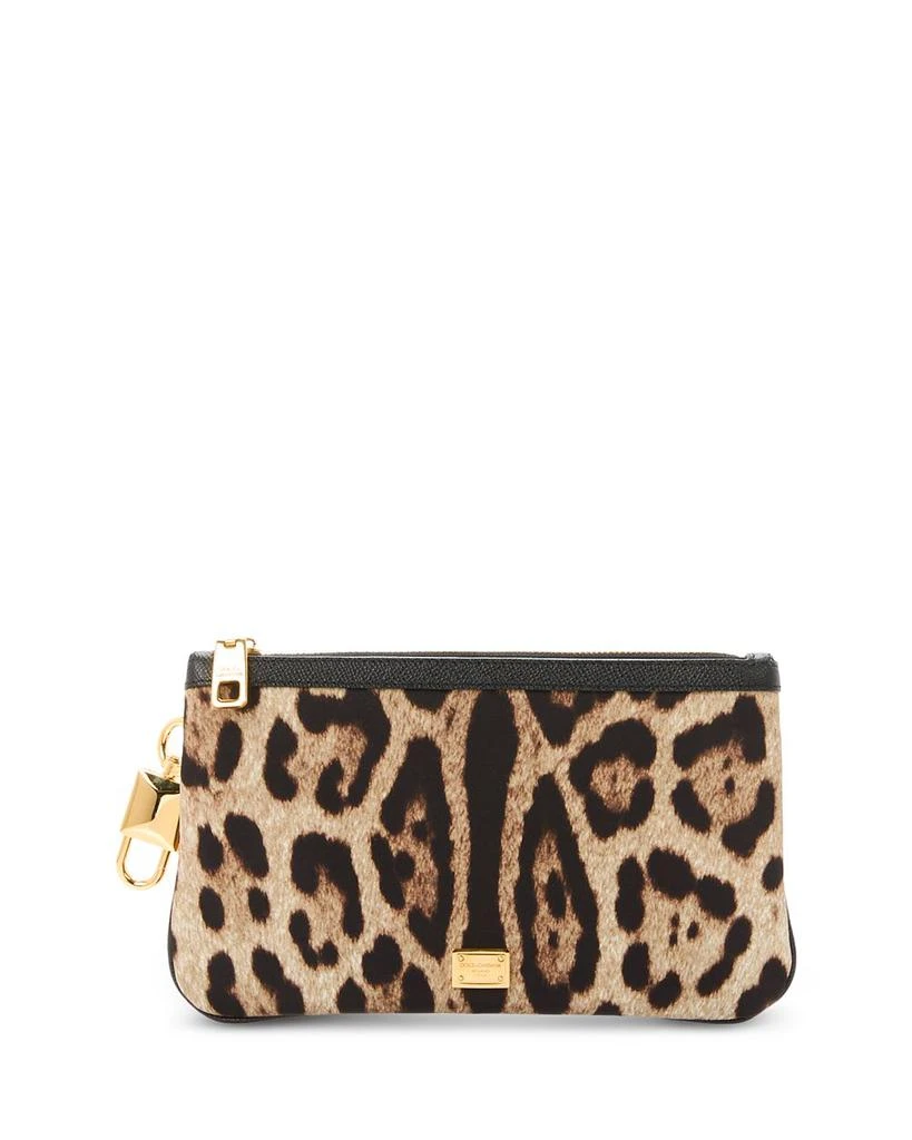 Dolce & Gabbana Necessaire Leopard Print Zip Pouch 1