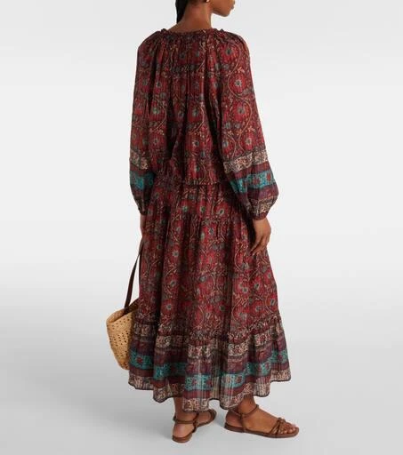 Ulla Johnson Silva printed cotton-blend blouse 3