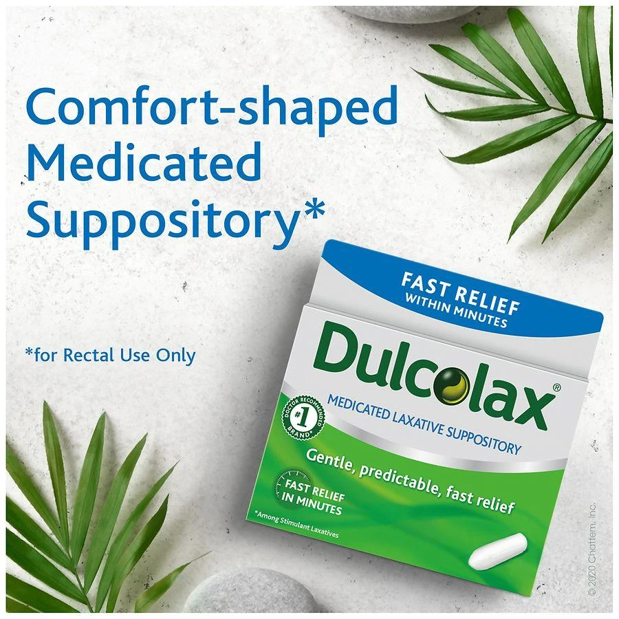 Dulcolax Medicated Laxative Suppositories 5