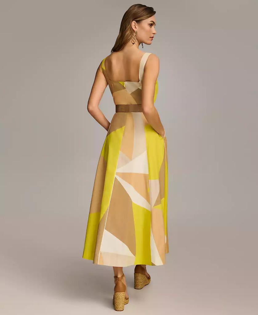 【Donna Karan New York】Square-Neck Buckled Dress Donna Karan New York Donna Karan Women's Square-Neck Buckled