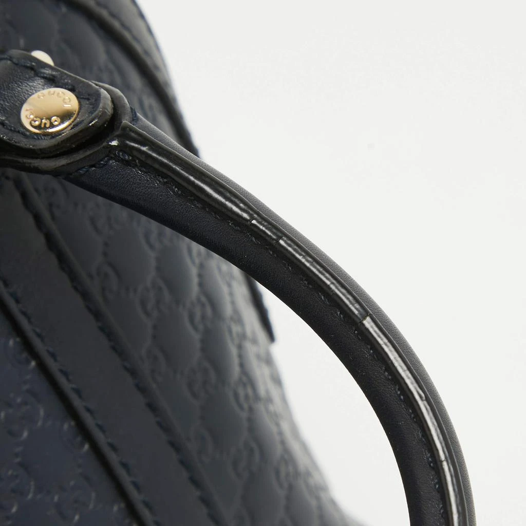 Gucci Gucci Navy Blue Micro Guccissima Leather Mini Dome Bag 5