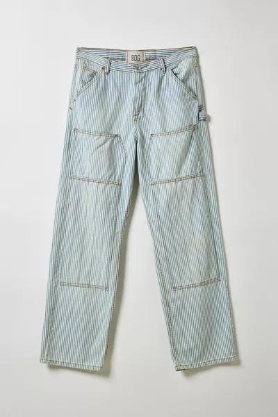 BDG BDG Hickory Stripe Baggy Skate Fit Double Knee Utility Jean