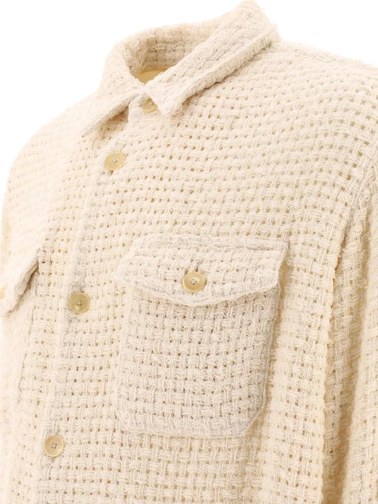 AURALEE Auralee "Homespun Summer Tweed" Shirt 4