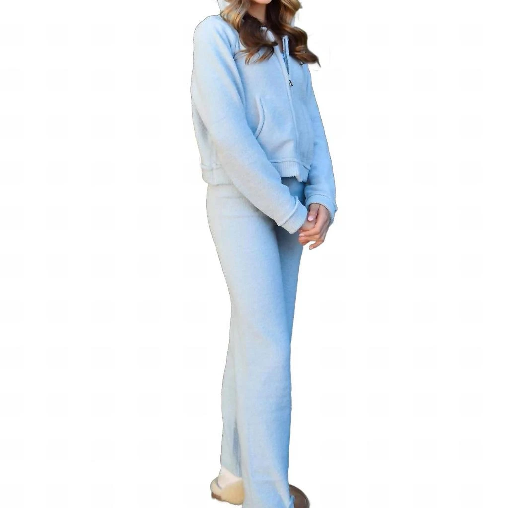 KatieJnyc Juniors Parker Pants In Baby Blue 3