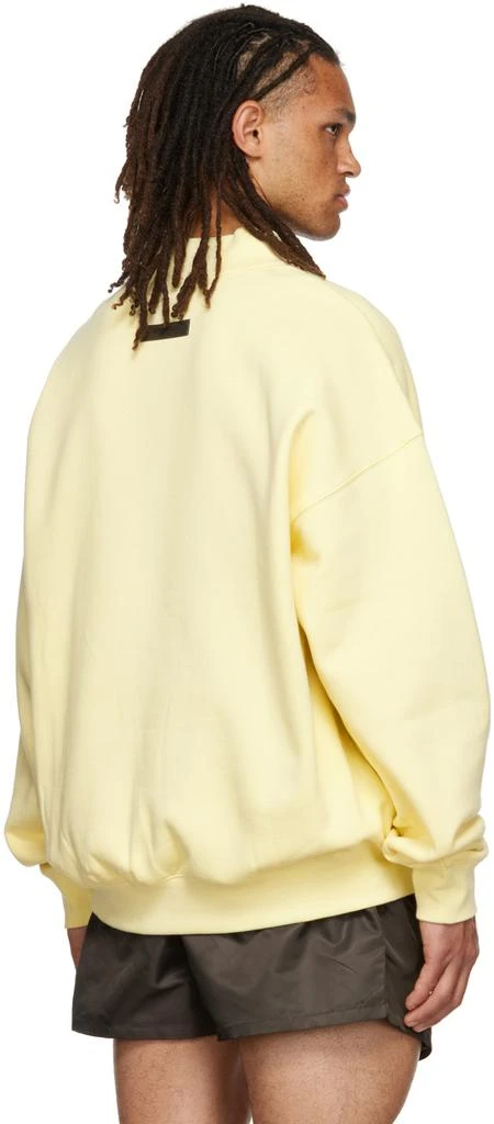 Essentials Yellow Mock Neck Sweatshirt 3