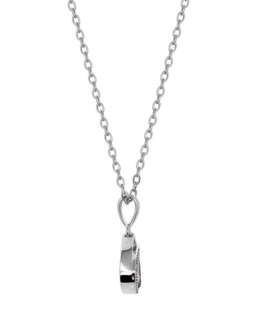 Macy
s Tanzanite (1/2 ct. tw.) 
Diamond Accent 18" Pendant Necklace in Sterling Silver 2