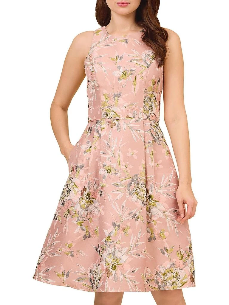 Womens Metallic Knee-Lenght Fit & Flare Dress  On Sale Now with Up to 76%  Off | Discover Exclusive Deals & Savings at BeyondStyle  Authentic Adrianna  Papell women|clothing|dresses with Limited-Time Discounts,