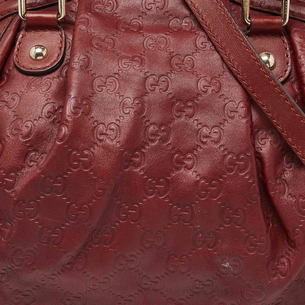Gucci Gucci Brick Brown Guccissima Leather Medium Sukey Boston Bag 5