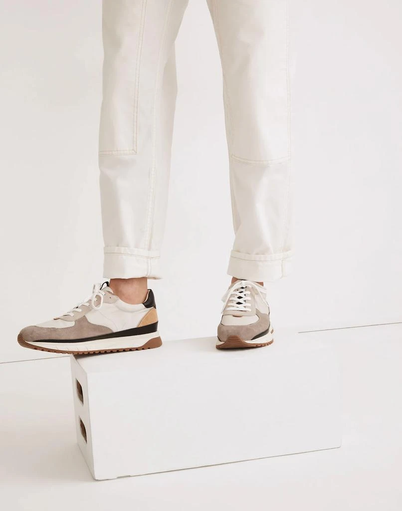 Madewell Kickoff Trainer Sneakers in (Re)sourced Canvas and Suede 3