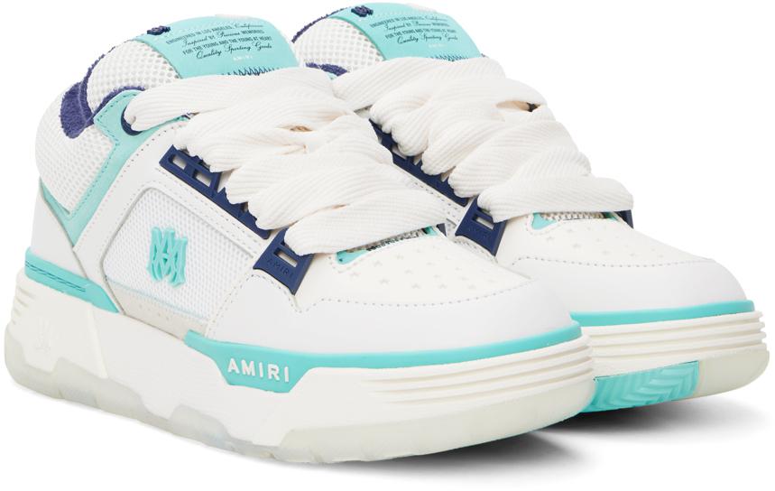 靴 AMIRI MA-1 White/Blue size 43 AMIRI White & Blue MA-1 Sneakers Amiri